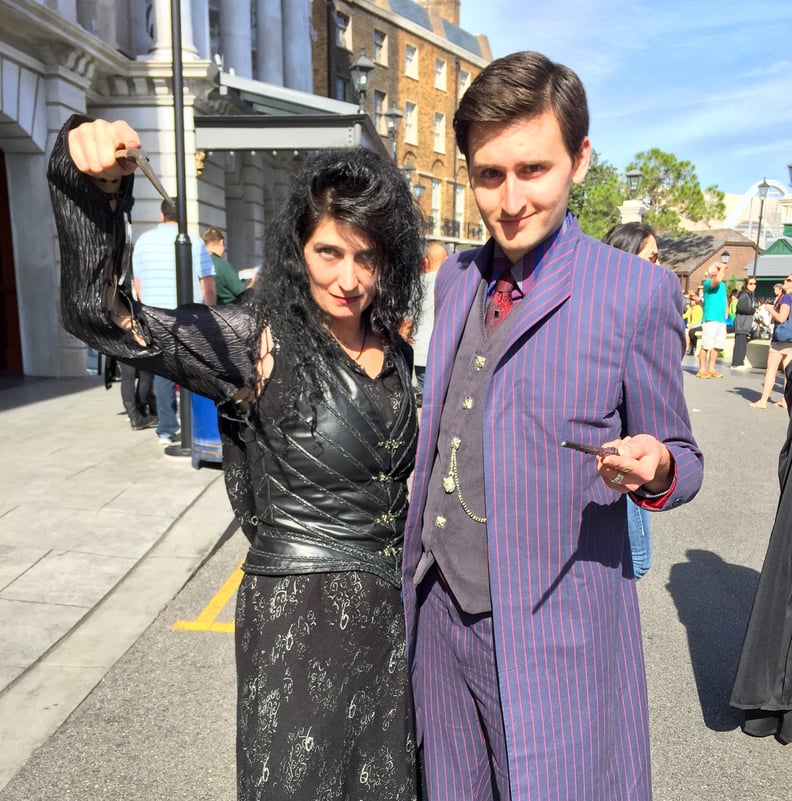 Bellatrix Lestrange and Barty Crouch Jr.