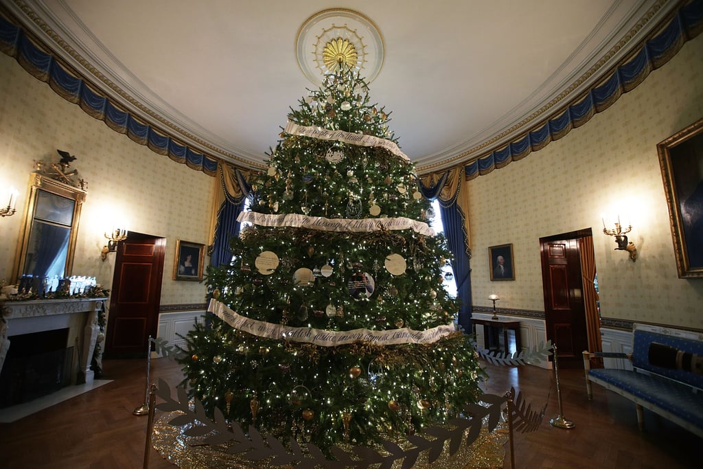 The official White House Christmas Tree is a whopping 19 feet tall!