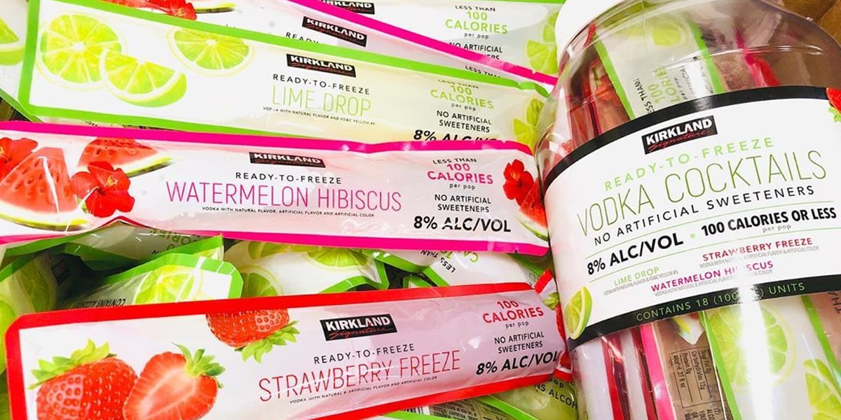 Costco Kirkland Vodka Cocktail Ice Pops POPSUGAR Food