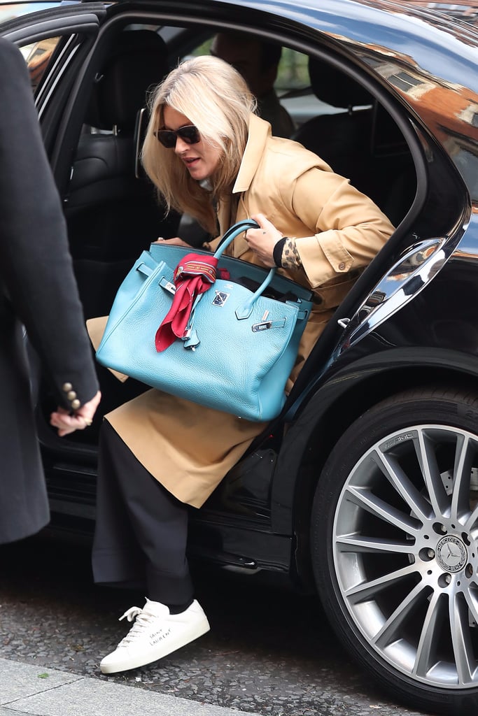 Kate Moss Birkin Bag Trench Coat