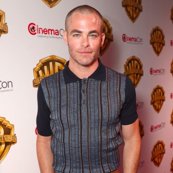 Chris Pine Cuts Off Hair and Beard March 2017
