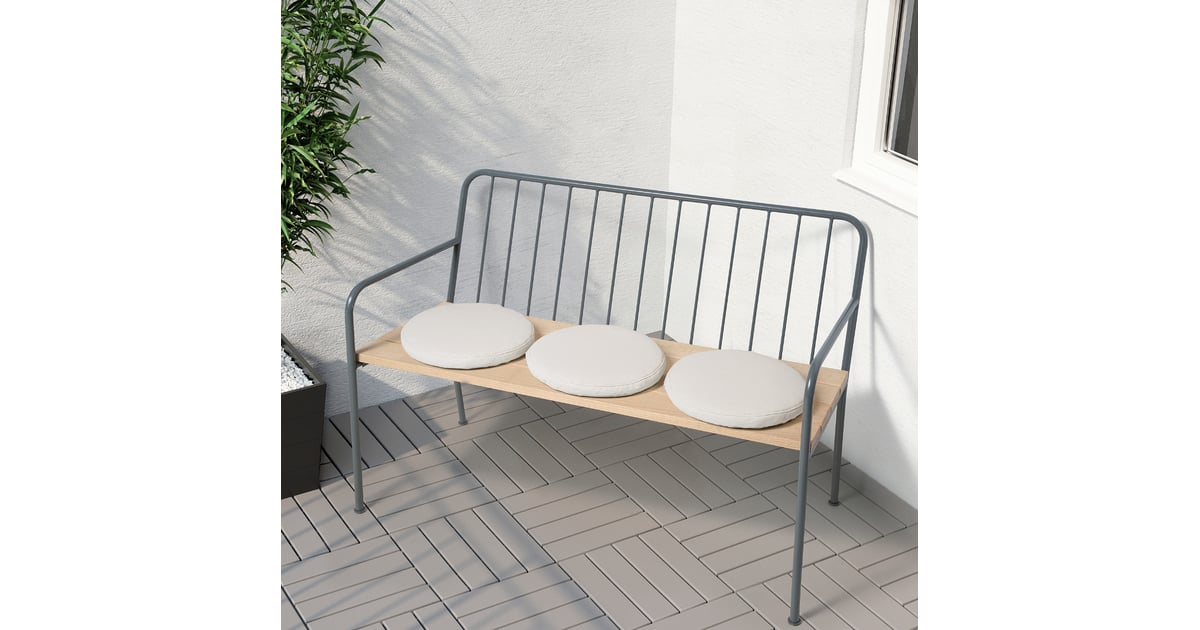 Prastholm Bench With Backrest Ikea s New Outdoor Furniture Will
