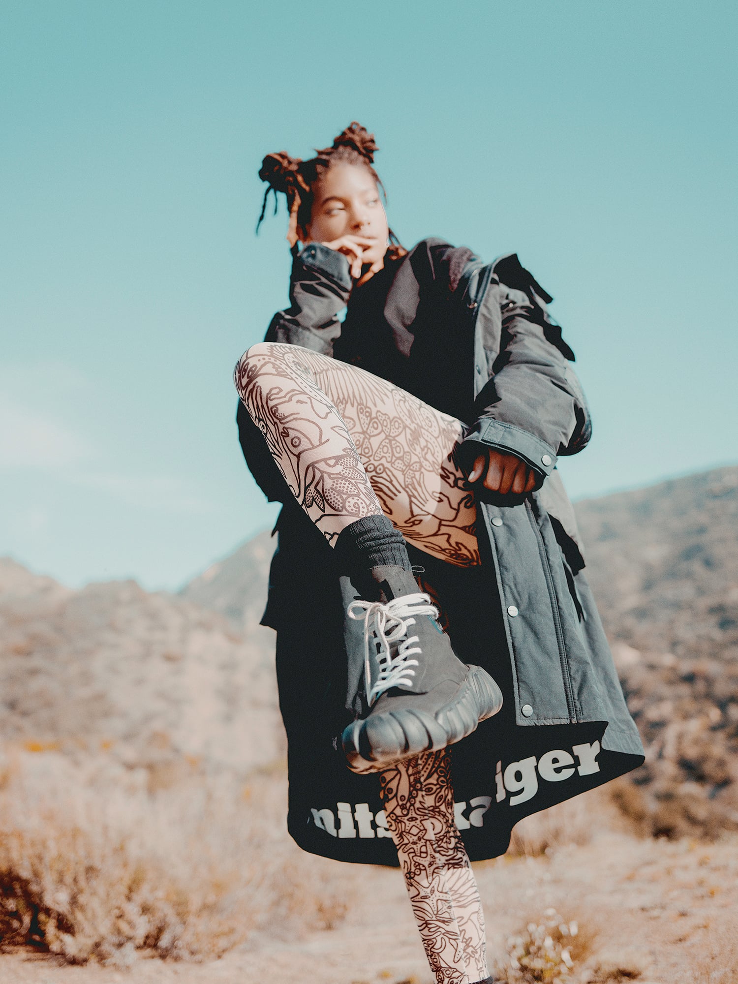 Willow smith adidas recycled top