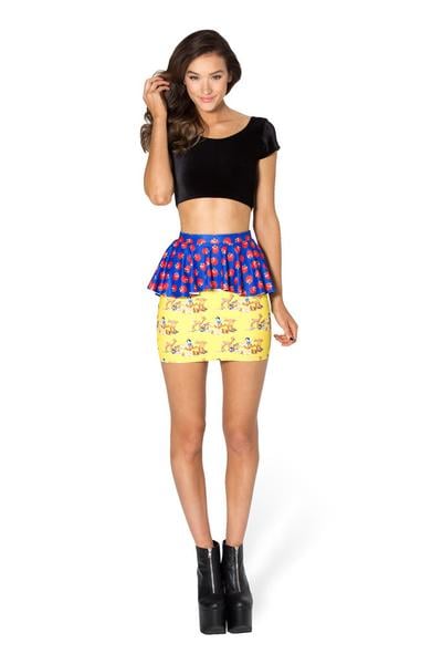 Snow White Peplum Skirt