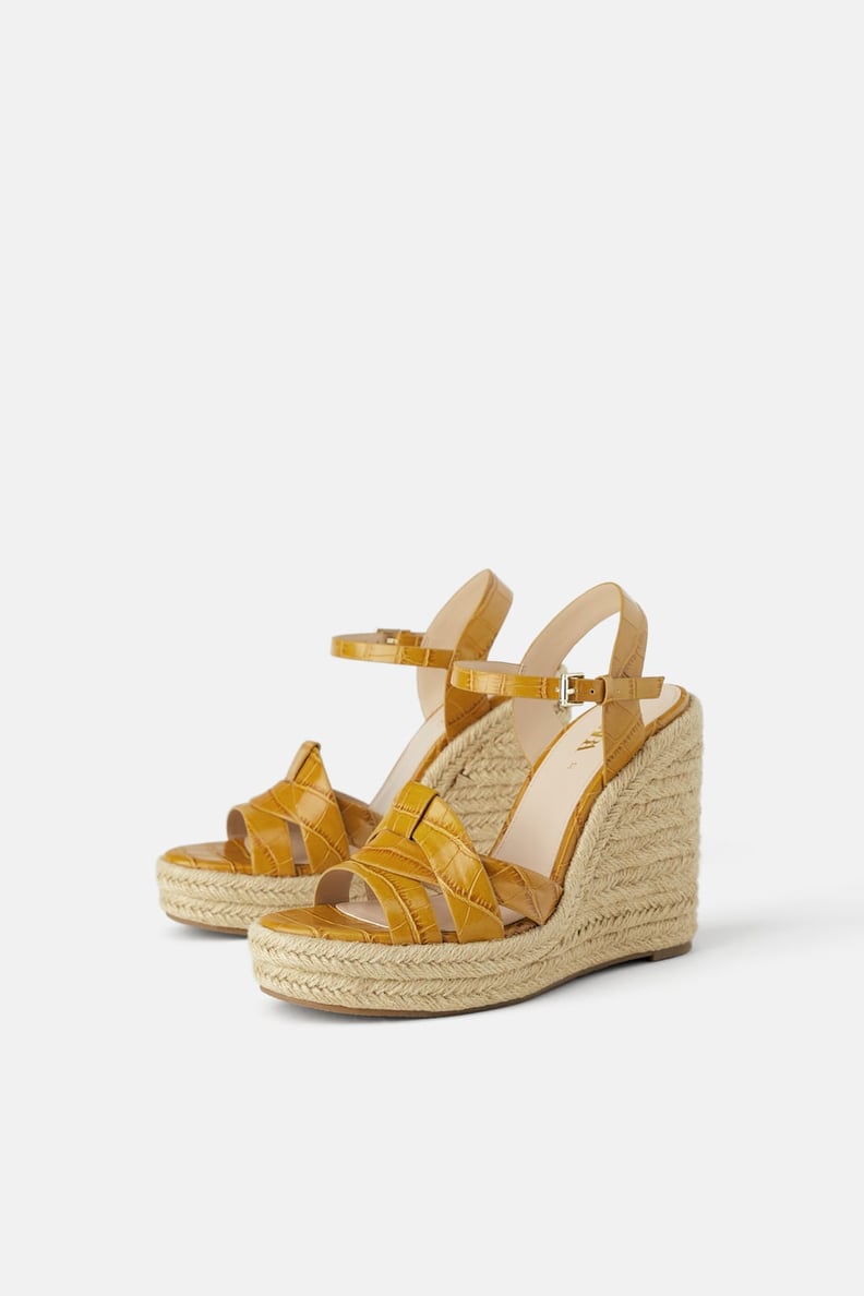 Animal Embossed Wedges