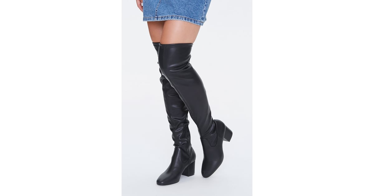 forever 21 thigh high boots