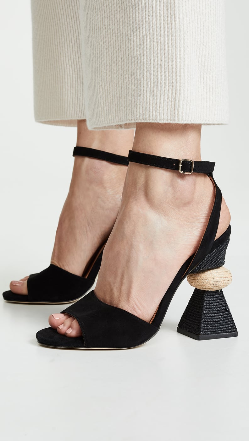 Paloma Barcelo Bibi Traingle Heel Sandals