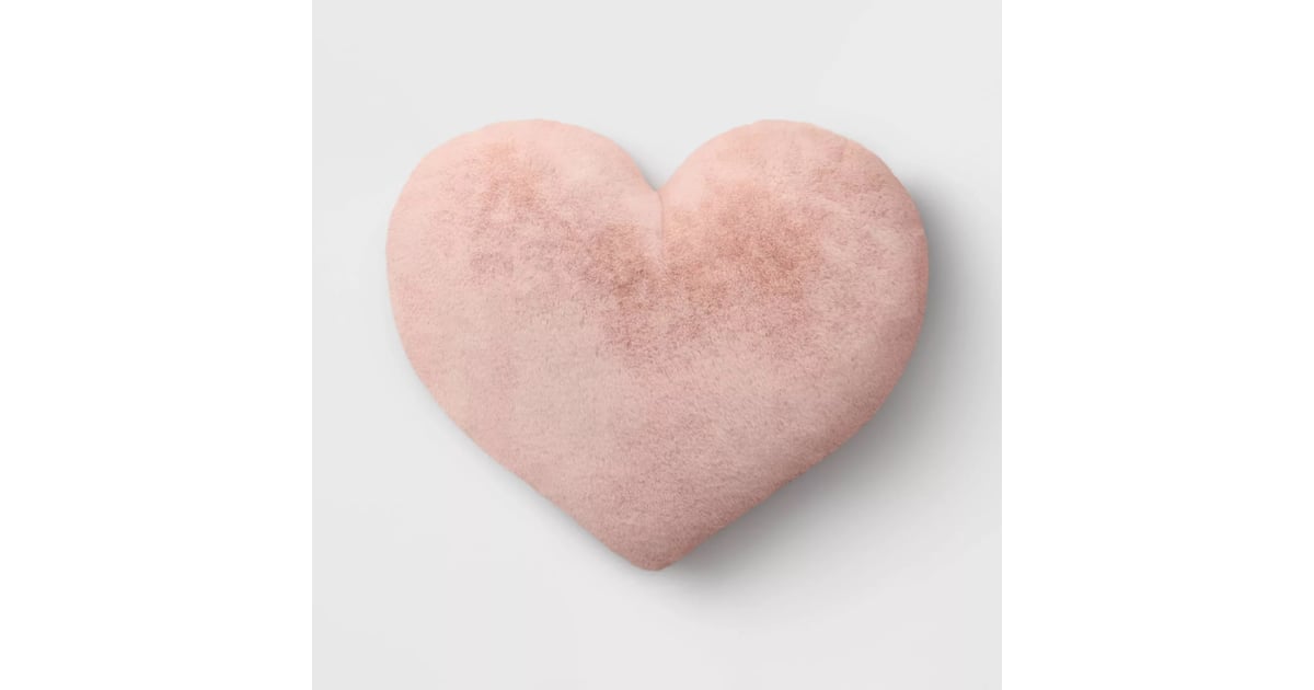 Oversized Faux Fur Valentine’s Day Heart Pillow Shop Target's 2021