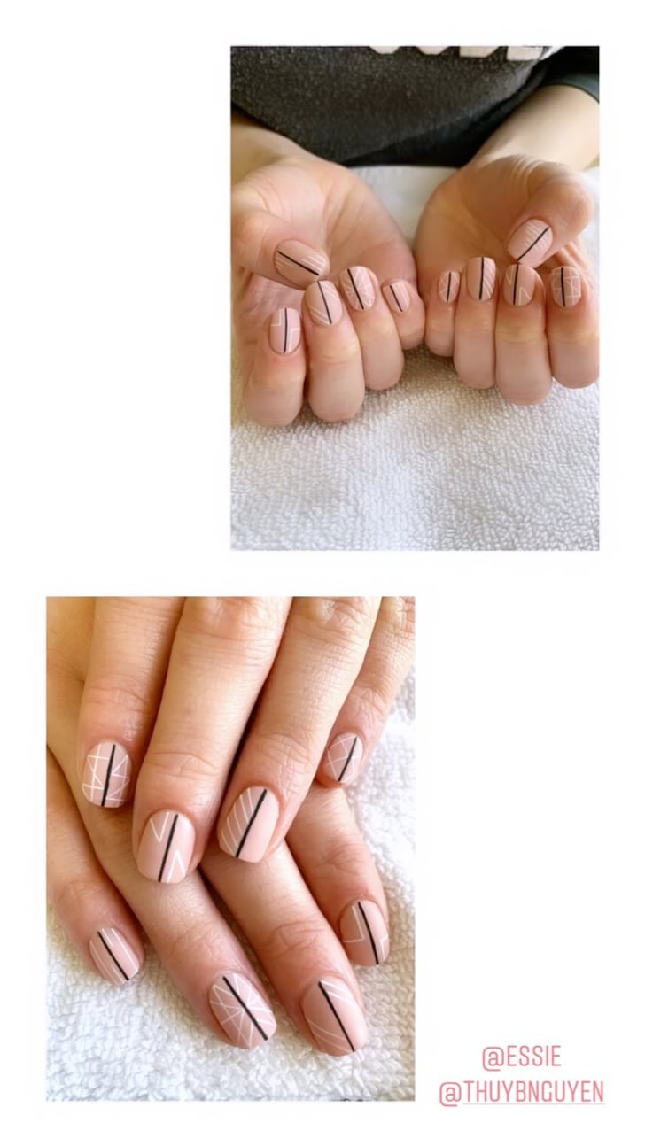 Joey King's Golden Globes Nail Art Was So Trippy | POPSUGAR Beauty Photo 4