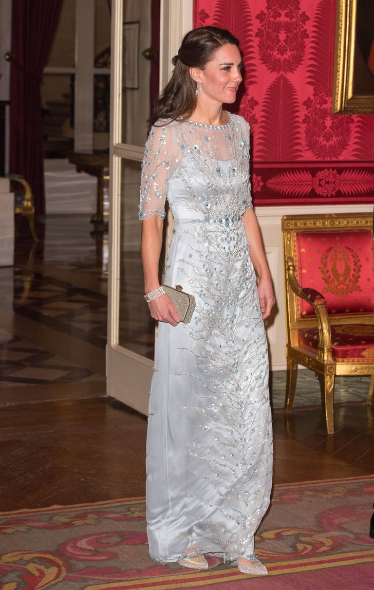 For a dinner hosted by her majesty's ambassador to France