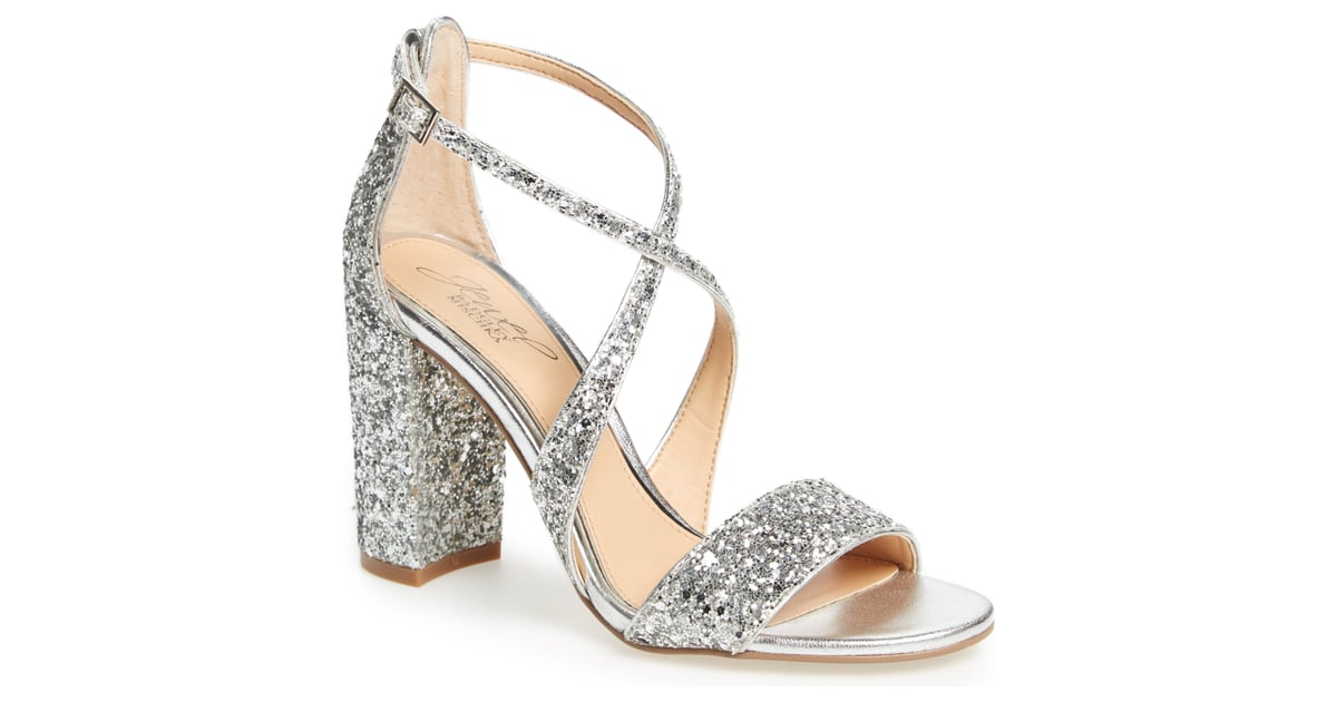badgley mischka sparkly heels