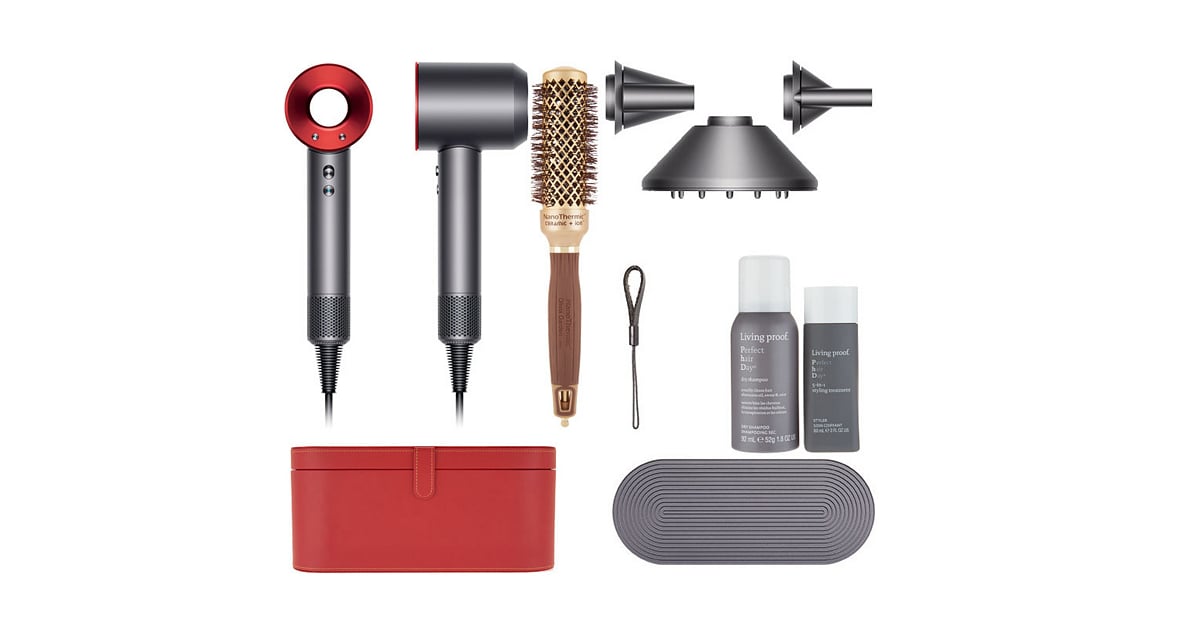 Dyson Supersonic Hair Dryer with Olivia Garden, Living Proof & Case