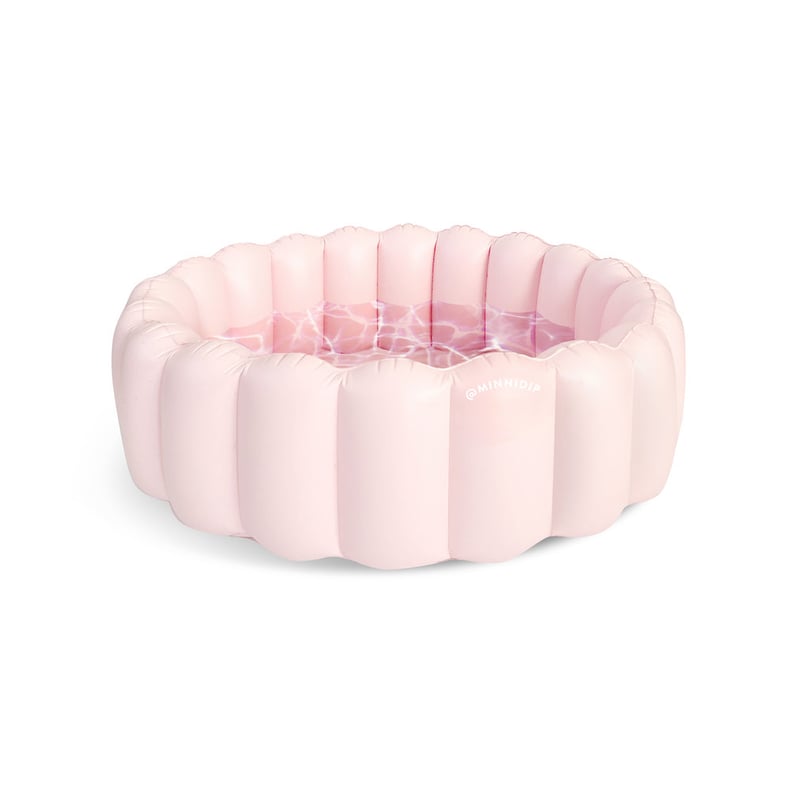 Minnidip Blush Tufted Luxe Inflatable Pool