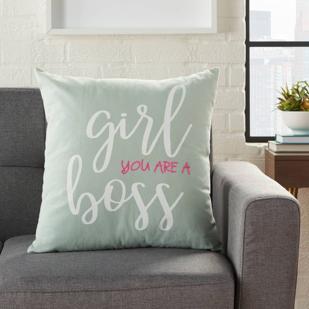 "Girl You Are a Boss" Pillow Best Gifts For 15YearOlds 2020