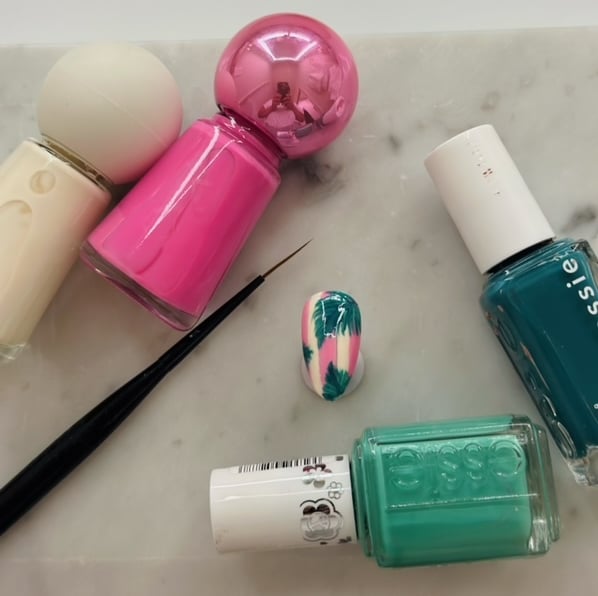 22 Palm Tree Nail Designs