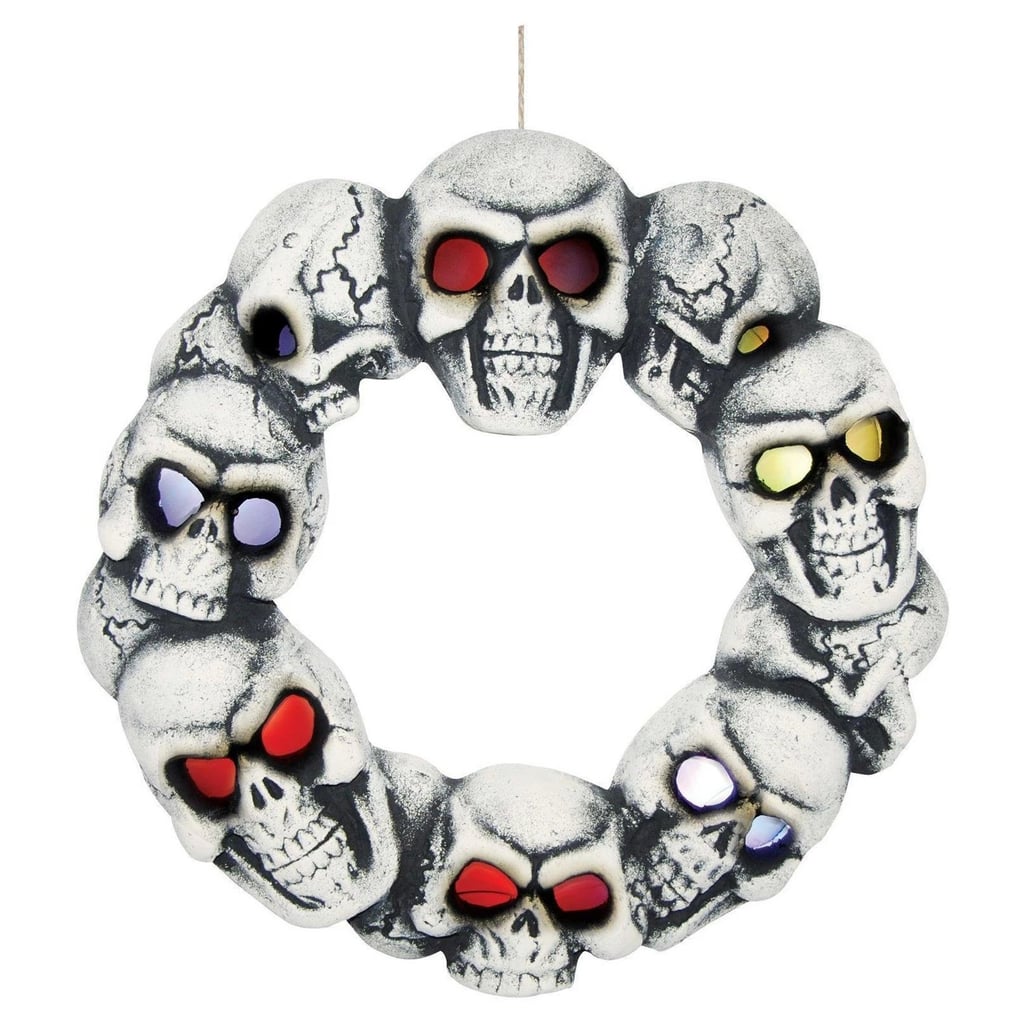 Halloween Skull Wreath