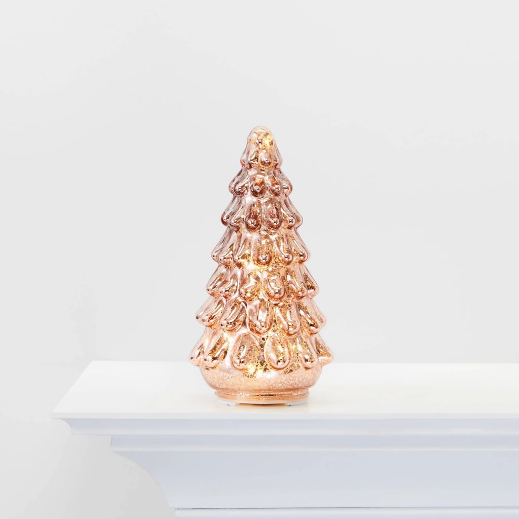Mercury Glass Christmas Tree Decorative Figurine