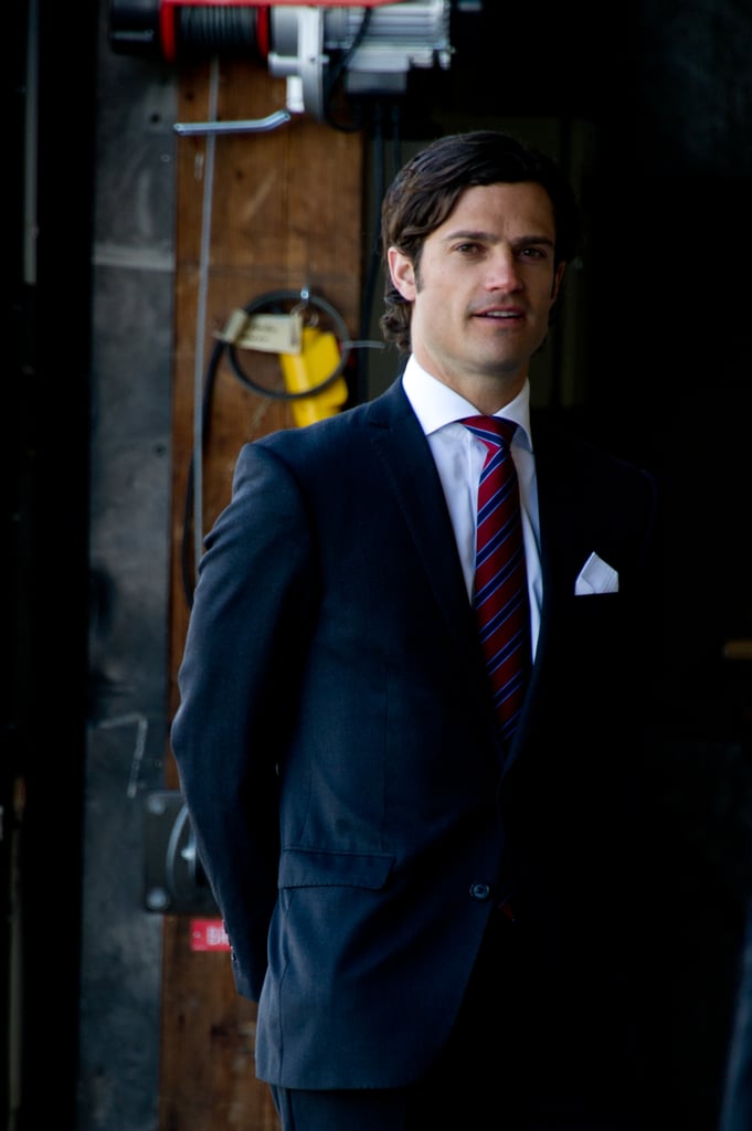 The prince hosted British dignitaries in Stockholm, Sweden, in 2012.