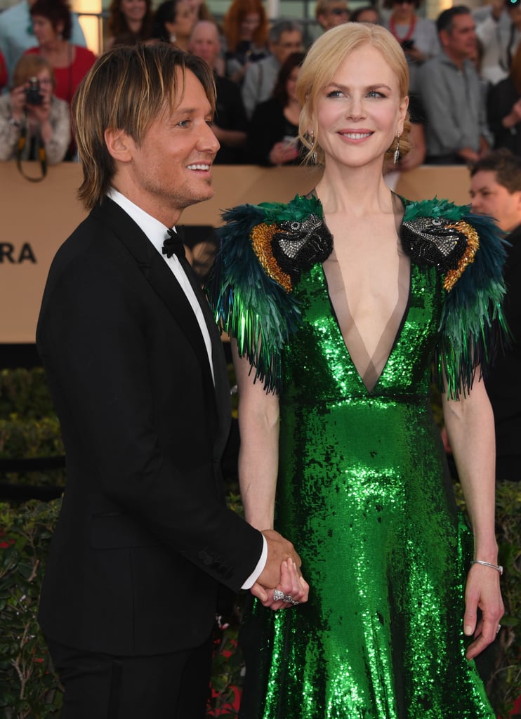 Nicole Kidman and Keith Urban at the 2017 SAG Awards