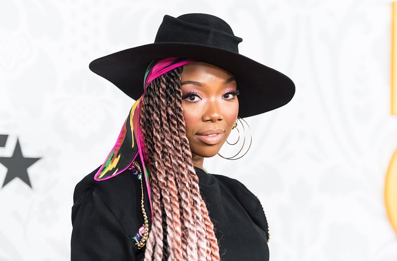 Brandy's Havana Twists at Black Girls Rock! in 2019