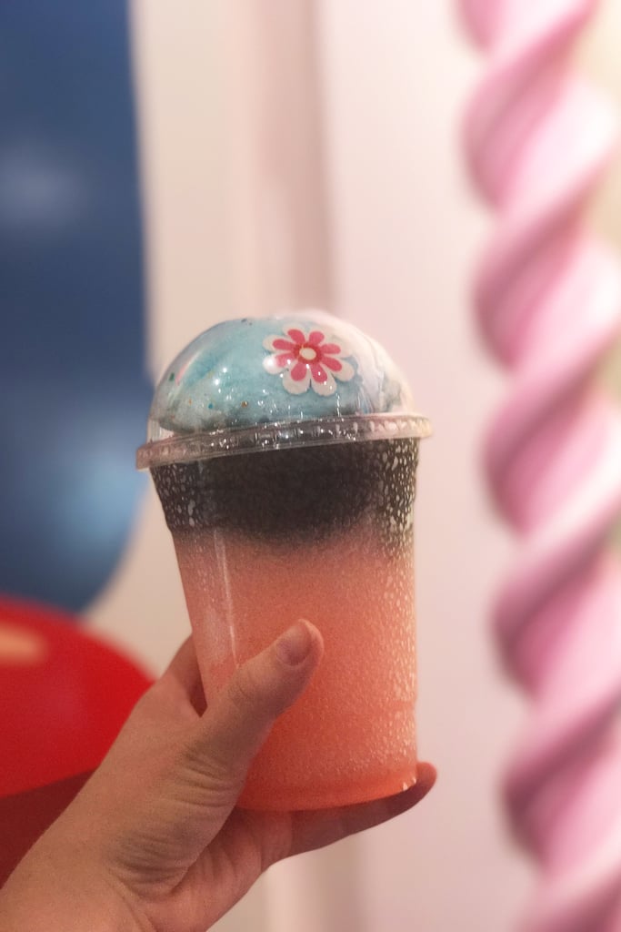 The Imaginary Pal is also delicious. It's a pink lemonade and grape Fanta slush topped with cotton candy and a marshmallow flower!