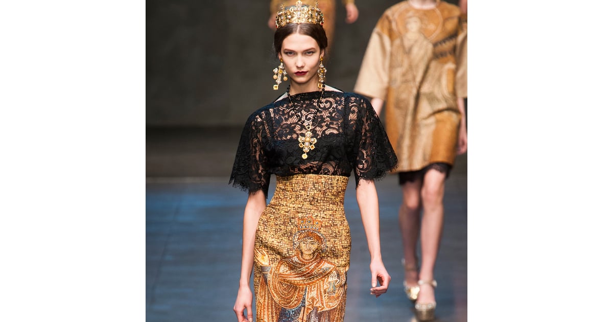 Dolce & Gabbana Runway | Fashion Week Fall 2013 Photos | POPSUGAR Fashion