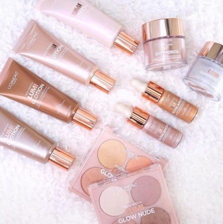 L'Oreal Rose Gold Lumi Glow Collection