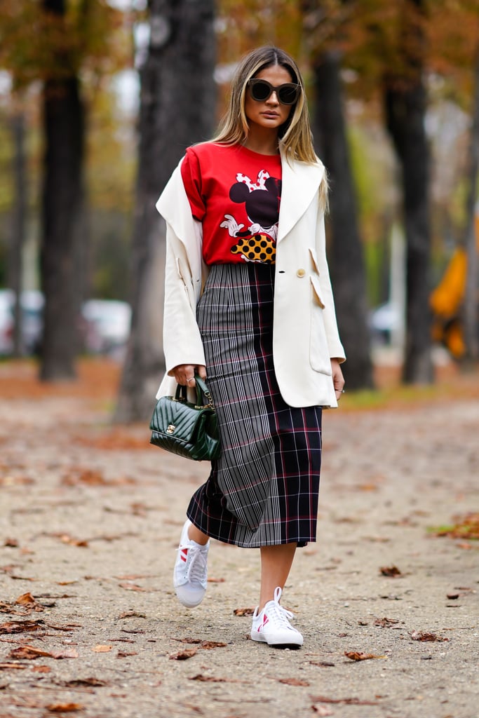 White Sneakers | Transitional Season Styling Hacks | POPSUGAR Fashion ...