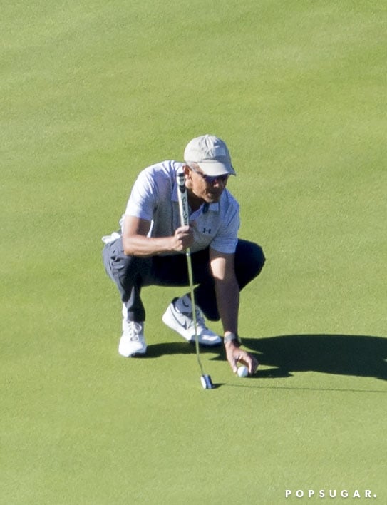 Barack Obama Golfing in Rancho Mirage January 2017 Pictures