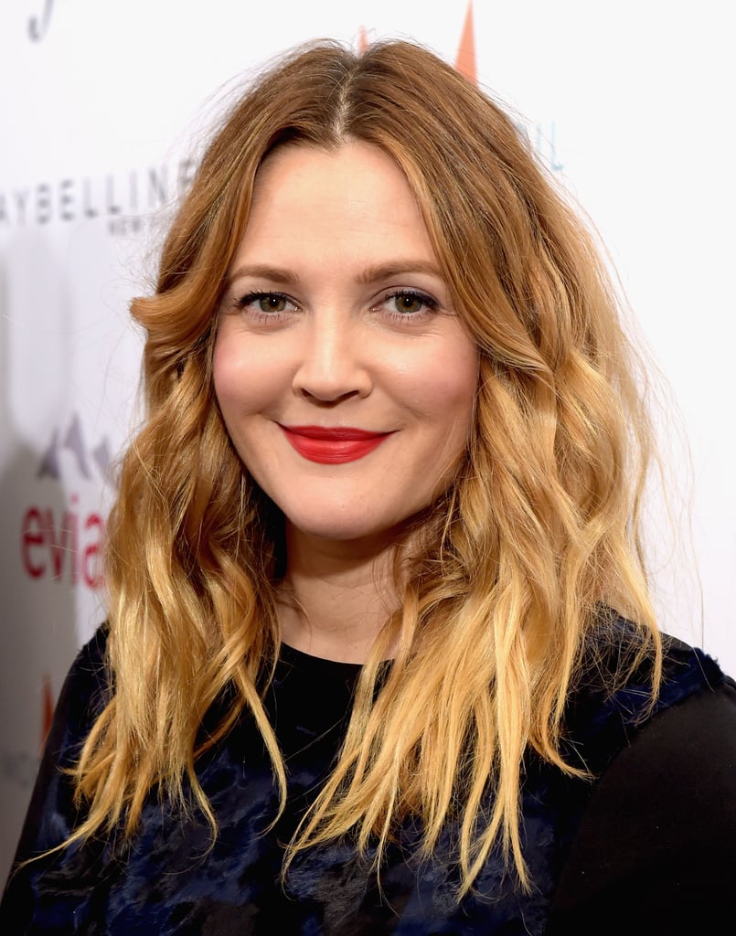 Drew Barrymore With Strawberry-Blond Hair