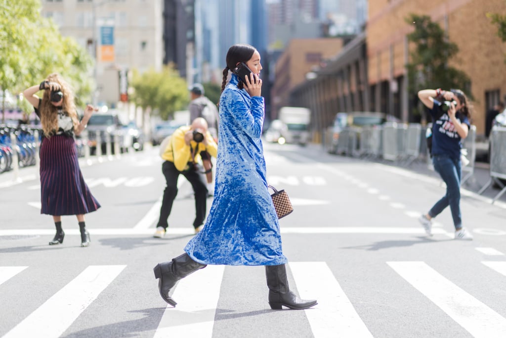 Layered Underneath a Statement Dress