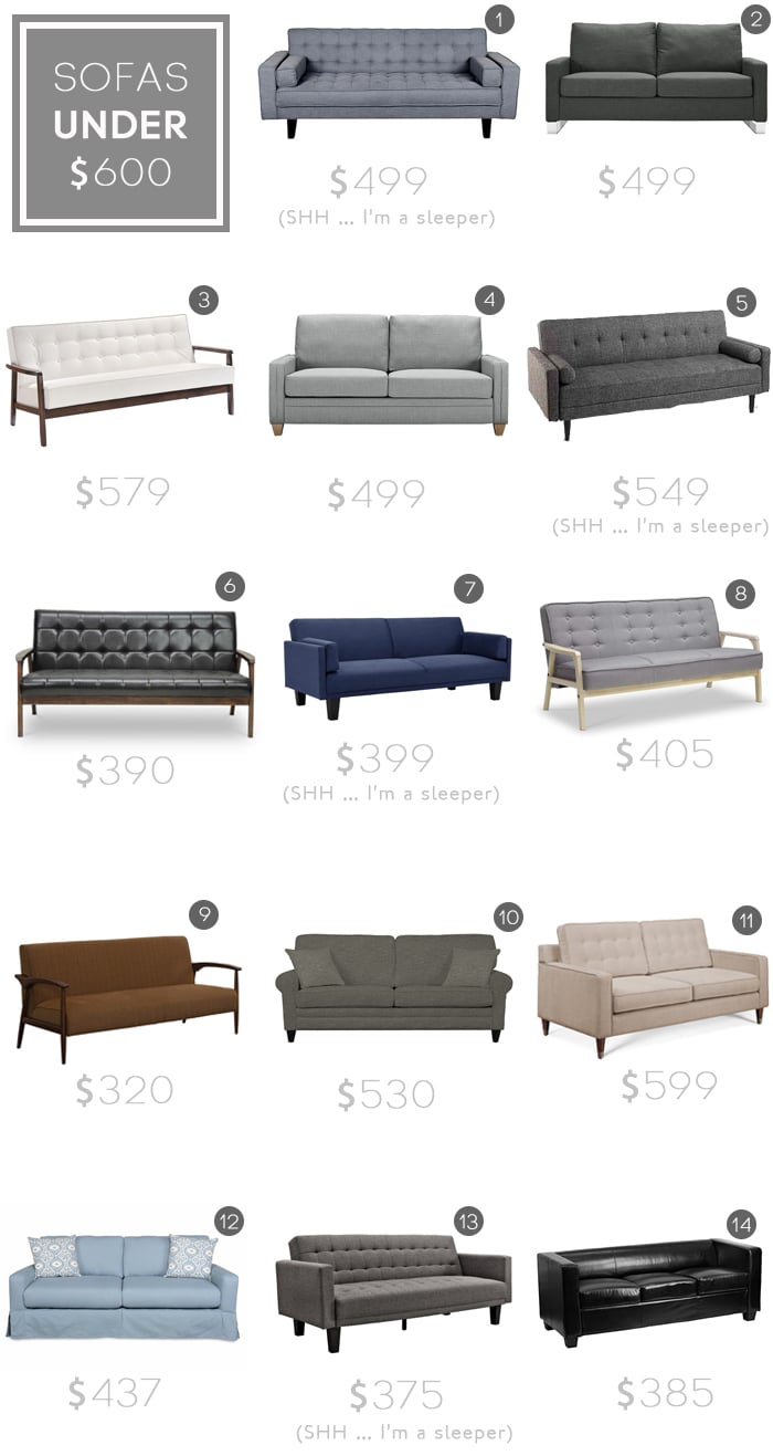 target convertible sofa