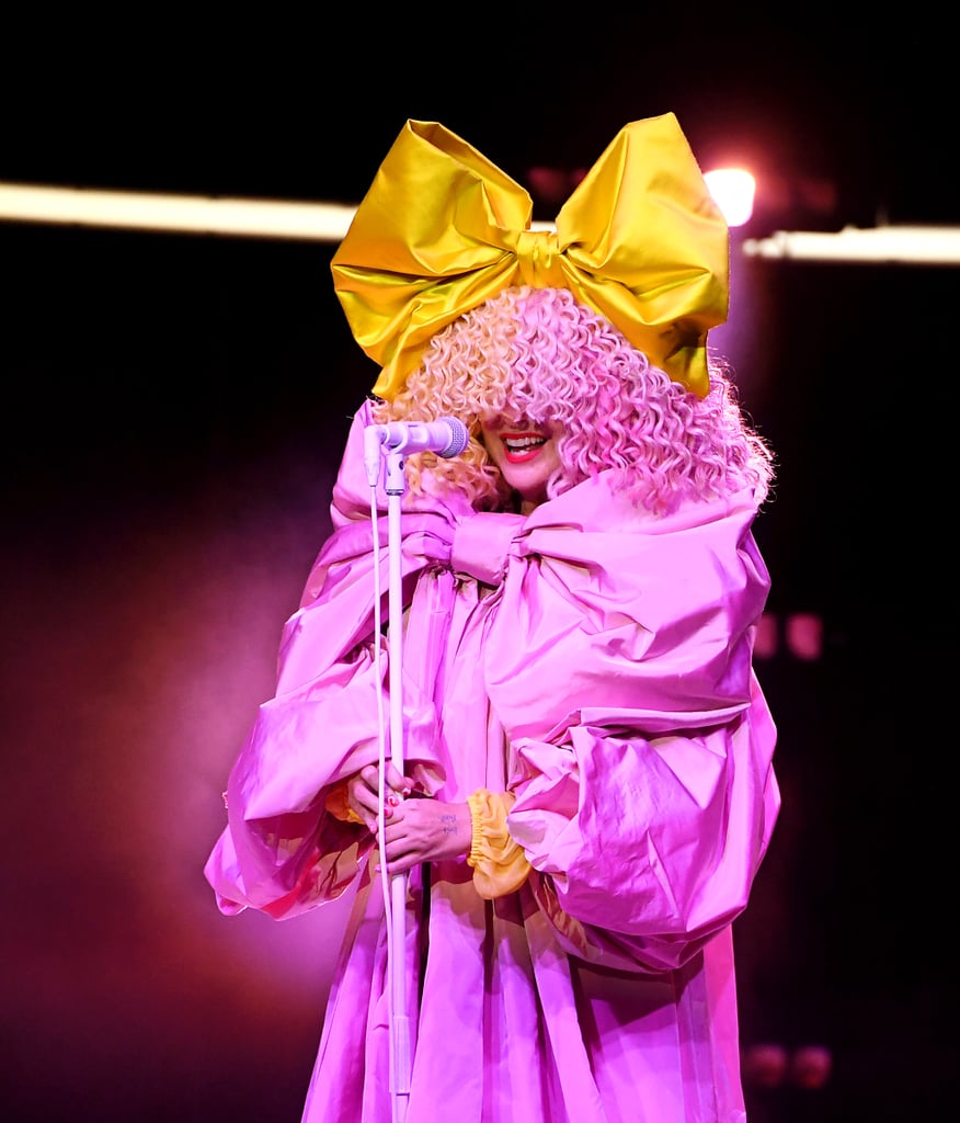 Sia's Pink Gown at the Billboard Music Awards 2020