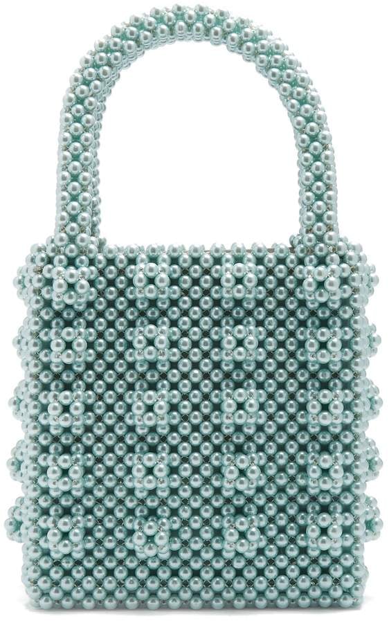 Shrimps Antonia Faux Pearl Embellished Bag