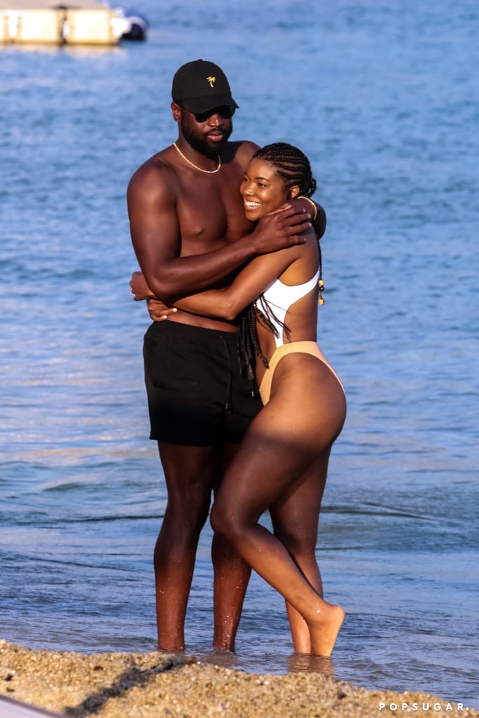 Dwyane Wade and Gabrielle Union in Greece August 2017