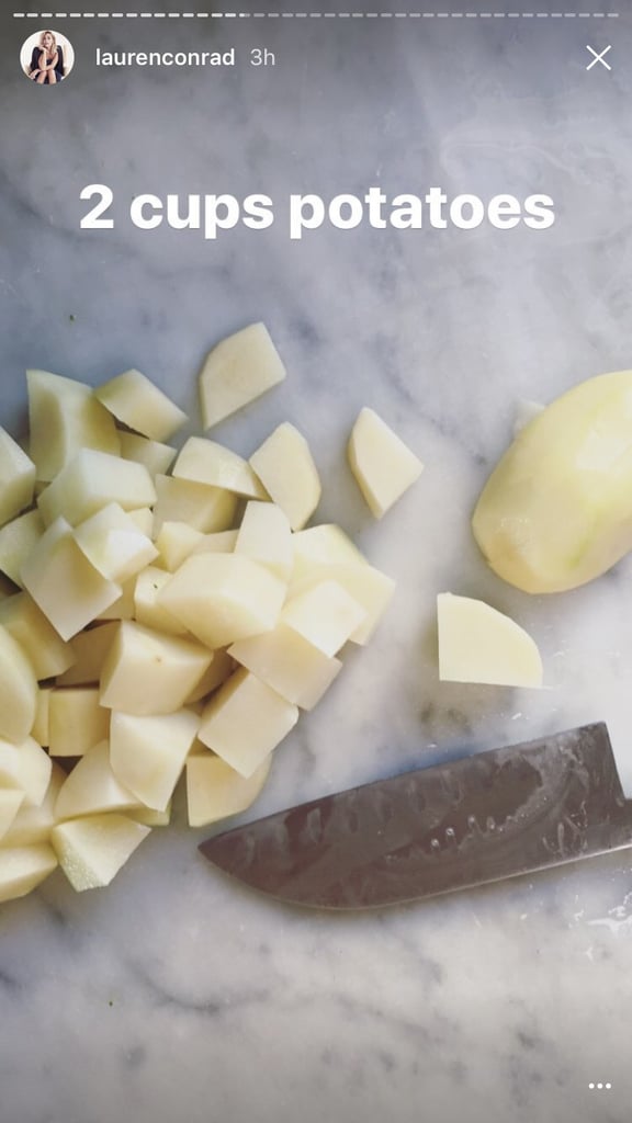 Lauren Conrad Chicken Pot Pie Recipe on Instagram