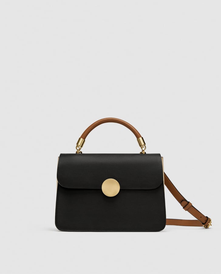 Zara Crossbody Bag With Handle and Metal Details Meghan Markle's
