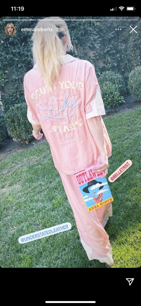 Emma Roberts's Count Your Lucky Stars Pink Pajamas