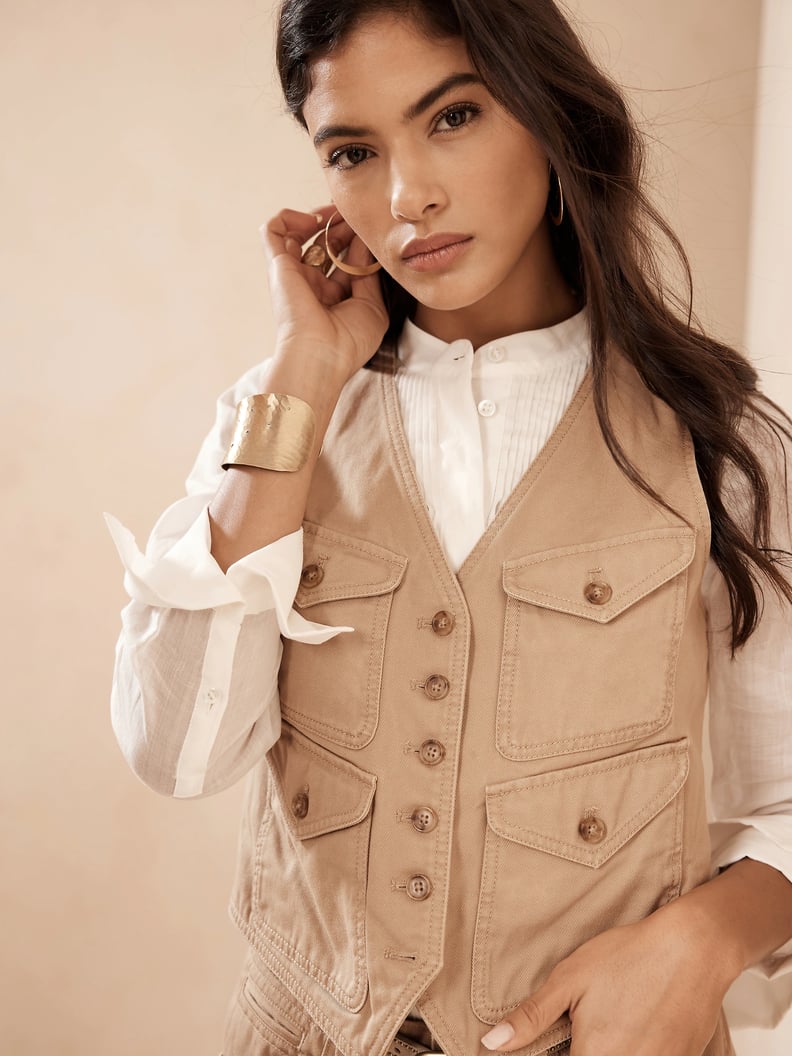 Suit waistcoat with buttons - Woman