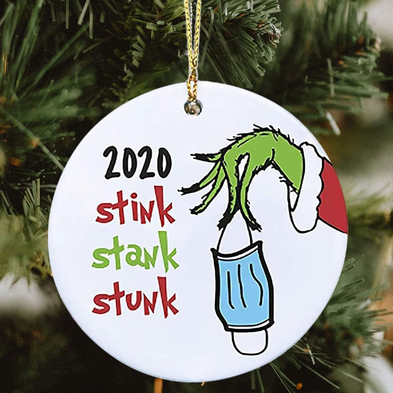 HiStock Grinch Hand Christmas Ornament