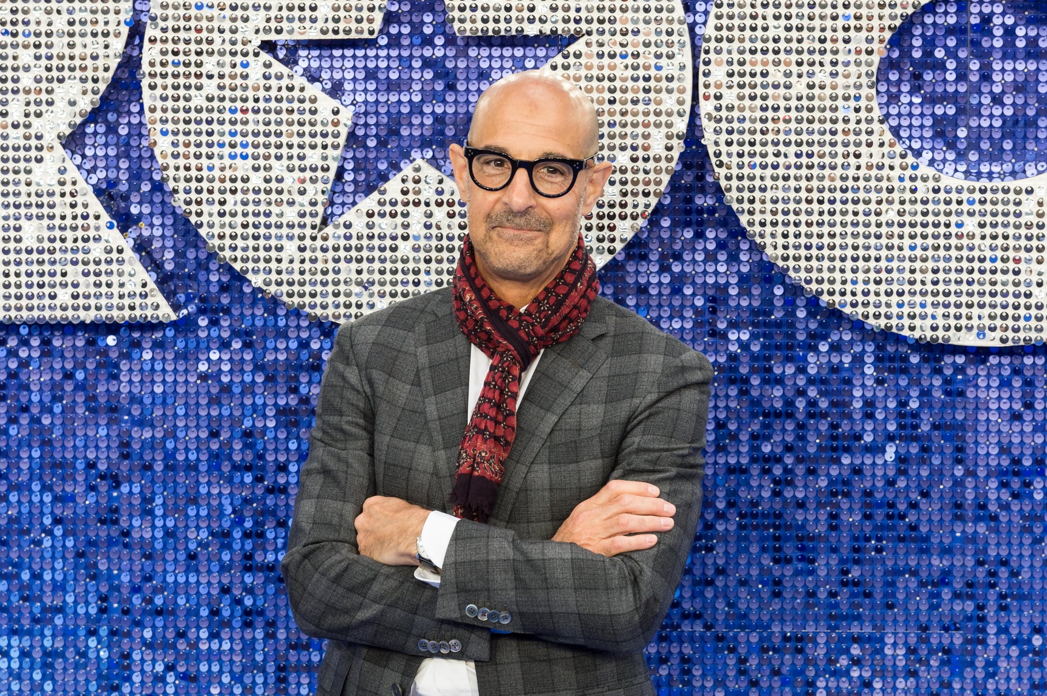LONDON, UNITED KINGDOM - MAY 20: Stanley Tucci arrives for the UK film premiere of 'Rocketman' at Odeon Luxe, Leicester Square on 20 May, 2019 in London, England. (Photo credit should read Wiktor Szymanowicz / Barcroft Media via Getty Images)