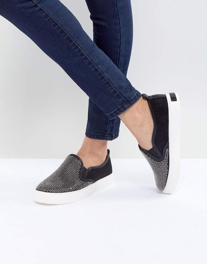 Aldo Jille Slip On Sneaker with Crystal Studs