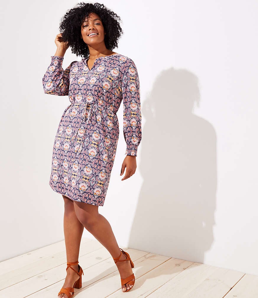 Loft Fall Fantasy Shirtdress