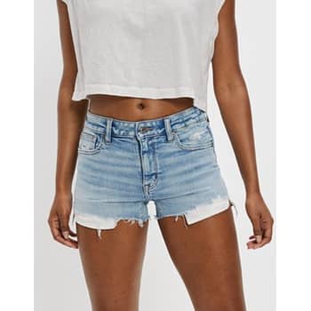 AE Ne(x)t Level Super High-Waisted Denim Short Short