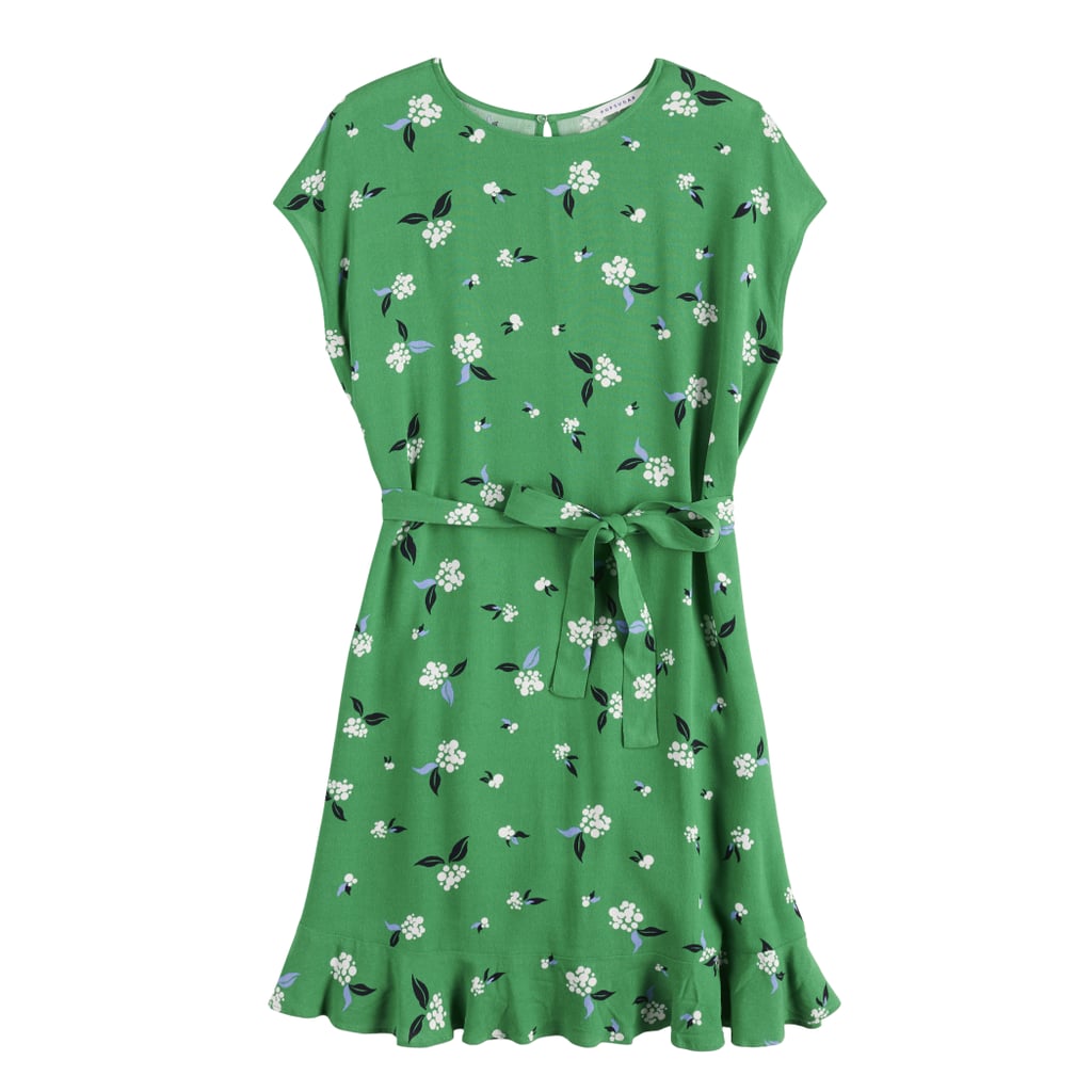 POPSUGAR Plus Size Print Tie-Waist Dress