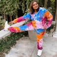 Holy Magenta! Mindy Kaling Added a Pop of Color to Her Workout in This Tie-Dye Sweatsuit