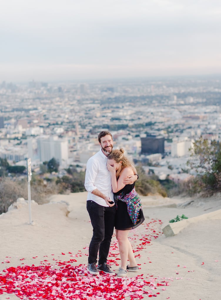 Man Proposes to His Girlfriend With 16 Dogs