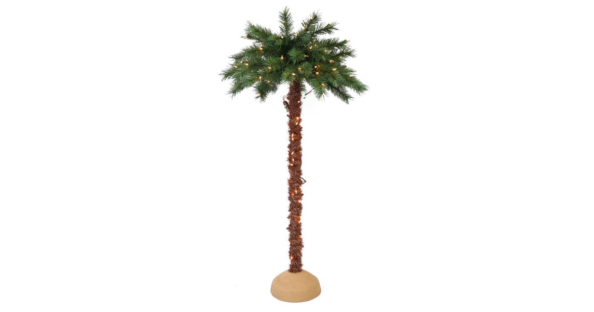 Puleo International 5Foot Artificial Christmas Palm Tree Home Depot