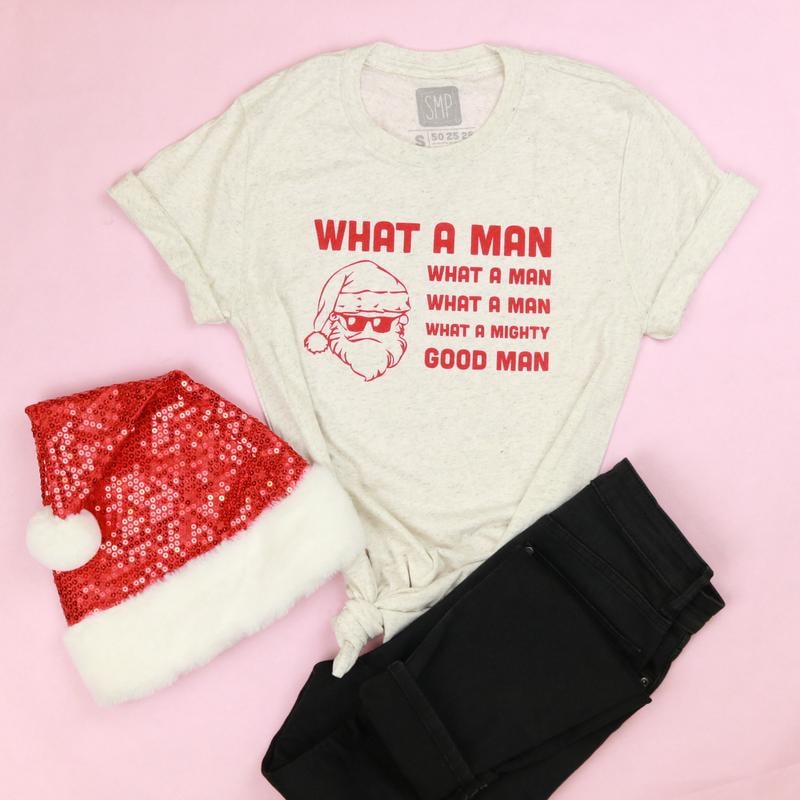 What a Man Adult Tee