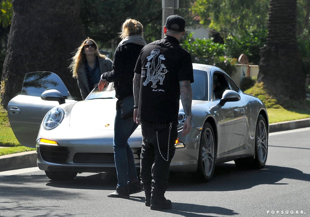 Cameron Diaz and Benji Madden PDA May 2015